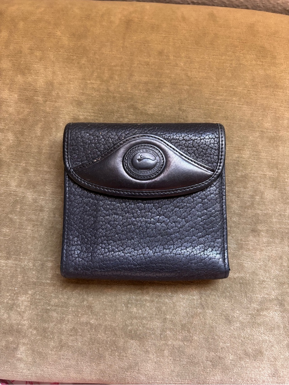 Dooney & Bourke Vintage Black Leather Wallet